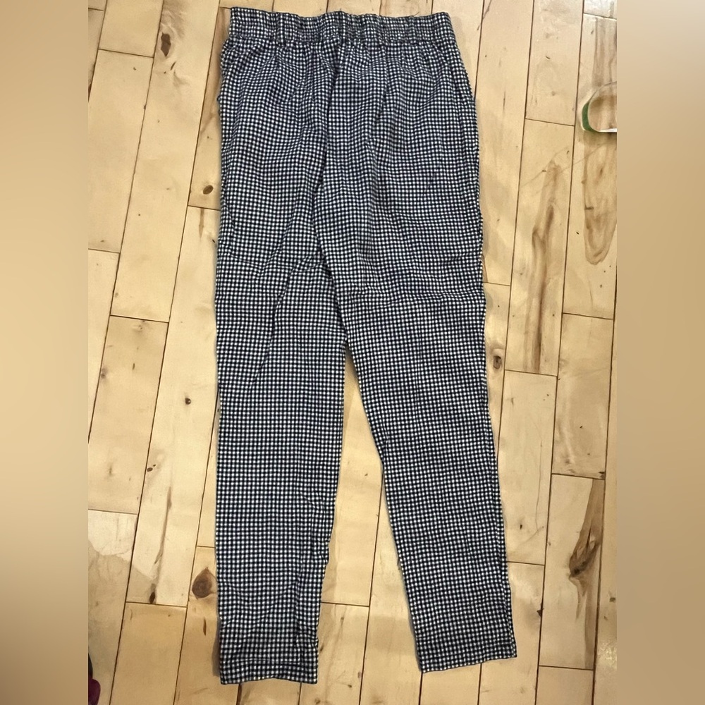 Women’s Black and White Checkered Pants